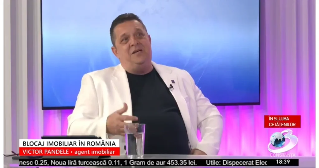 agent imobiliar Victor Pandele la Antena 3 Constanța – interviu despre Piața imobiliară Constanța 2025
