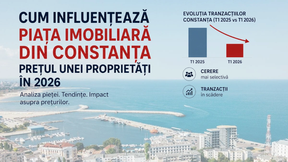 Cum influențează piața imobiliară din Constanța prețul unei proprietăți în 2026 – analiză tranzacții și tendințe
